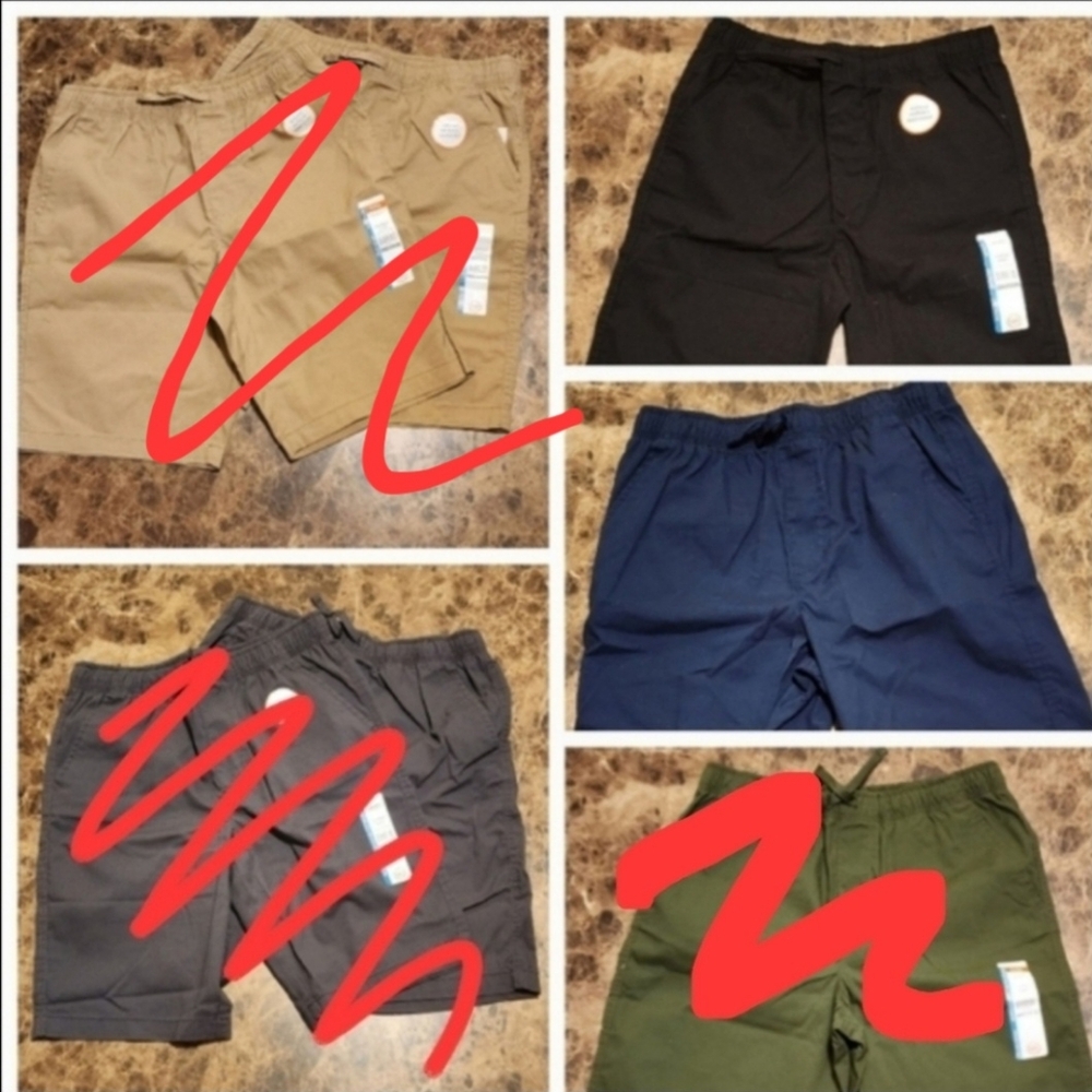 2 Pairs of Wonder Nation Boys Shorts Size XXL (18)